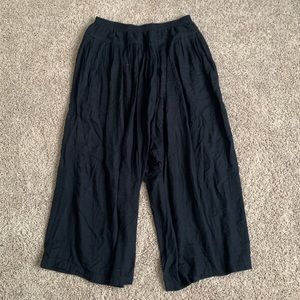 Breezy/Baggy Black Pants Free People